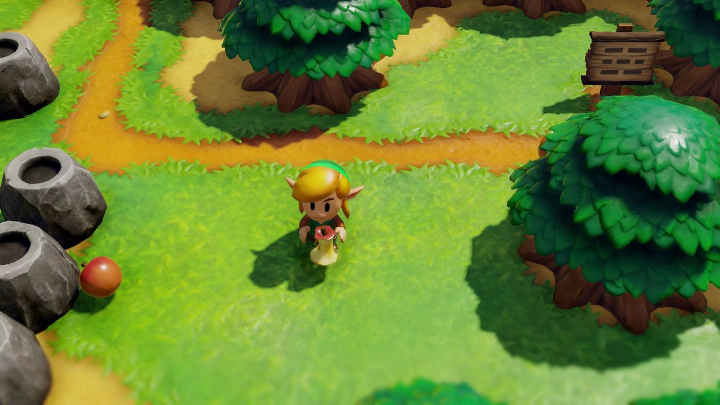 легенда о пробуждении Zelda Link