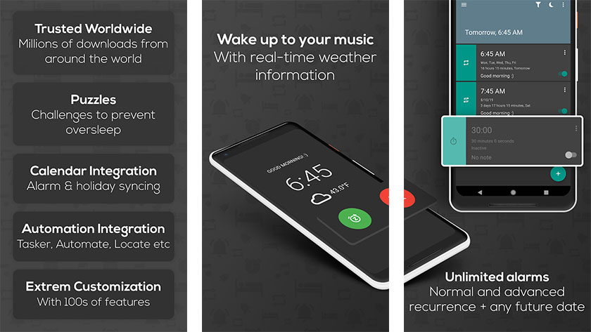 Alarm Clock for Heavy Sleepers - одно из лучших приложений будильника для Android