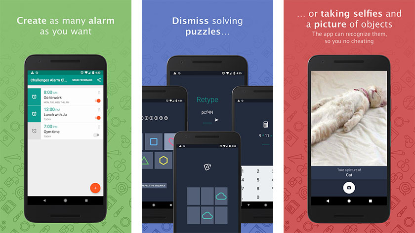 Вызовы Будильник является одним из лучших приложений будильника для Android
