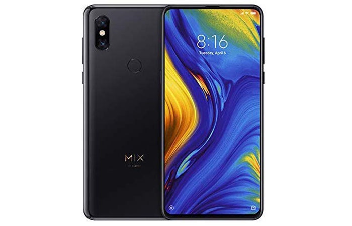 Xiaomi mi Mix 3 спереди и сзади