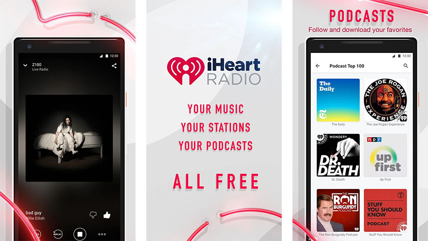 iHeartRadio является одним из лучших радио приложений для Android