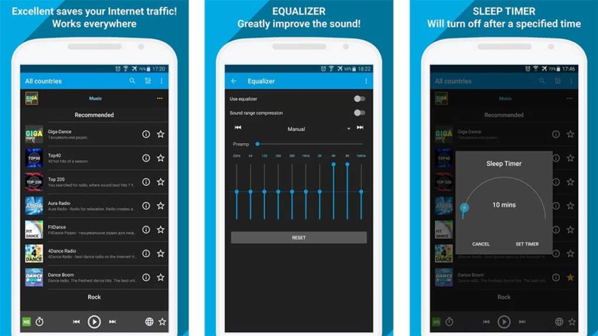 Радио онлайн скриншот лучших радио приложений для Android