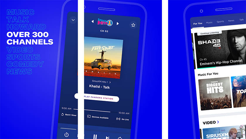 SiriusXM является одним из лучших радиоприложений для Android