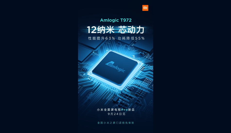 Xiaomi Mi TV Pro 12nm Amlogic чипсет