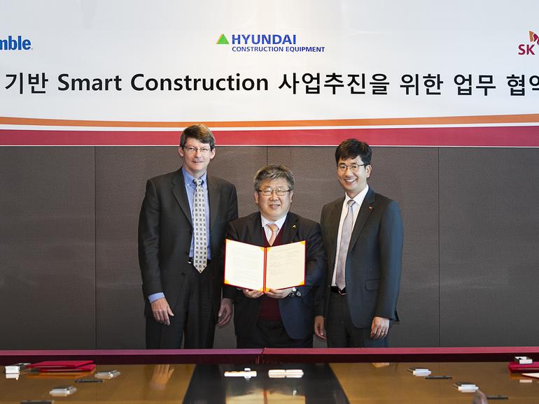 SK Telecom, Hyundai и Trimble будут использовать 5G в строительстве