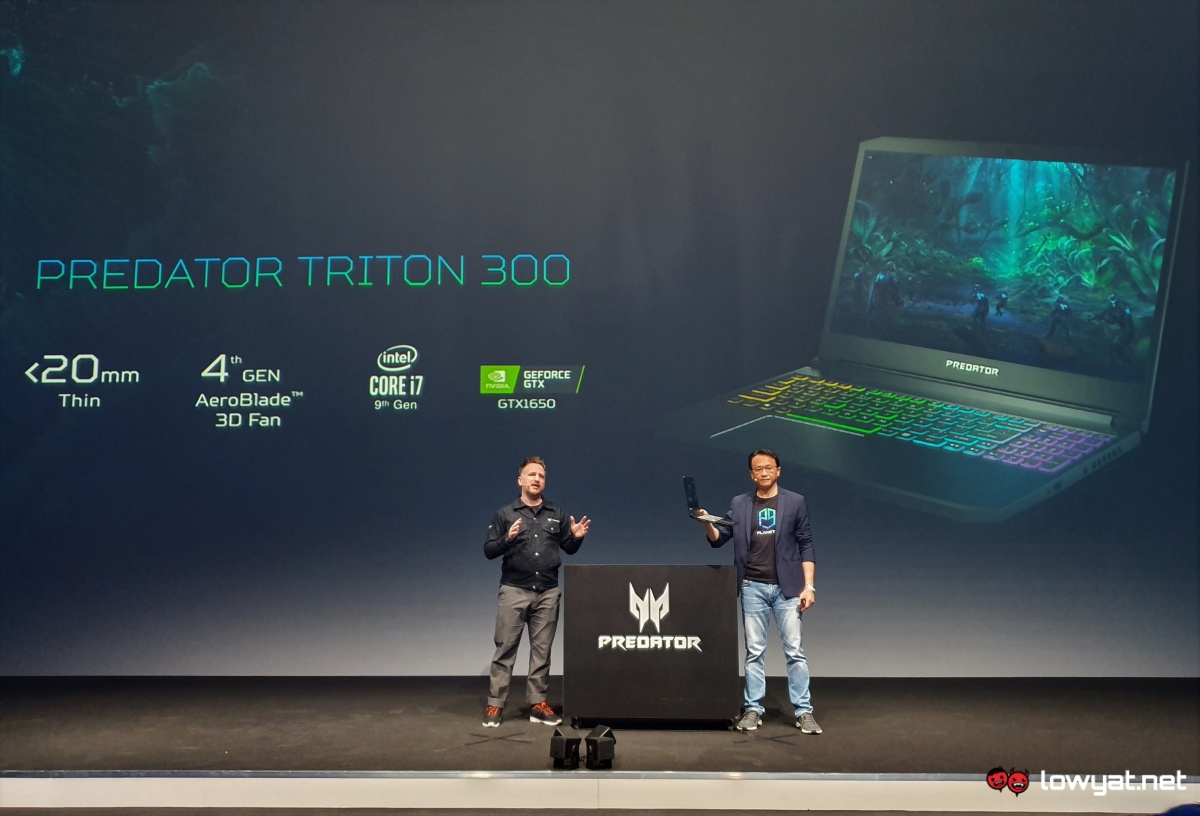 Acer Predator Triton 300 - новый тонкий и легкий игровой ноутбук премиум-класса