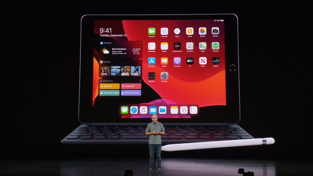 Apple Анонсирует новый 10,2-дюймовый iPad начального уровня
