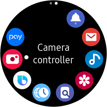 Galaxy Приложение Active Camera Controller позволяет снимать фотографии и видео