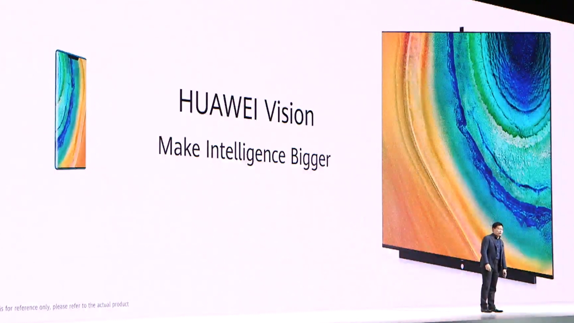 Huawei анонсирует телевизор Huawei Vision 4K с всплывающей камерой