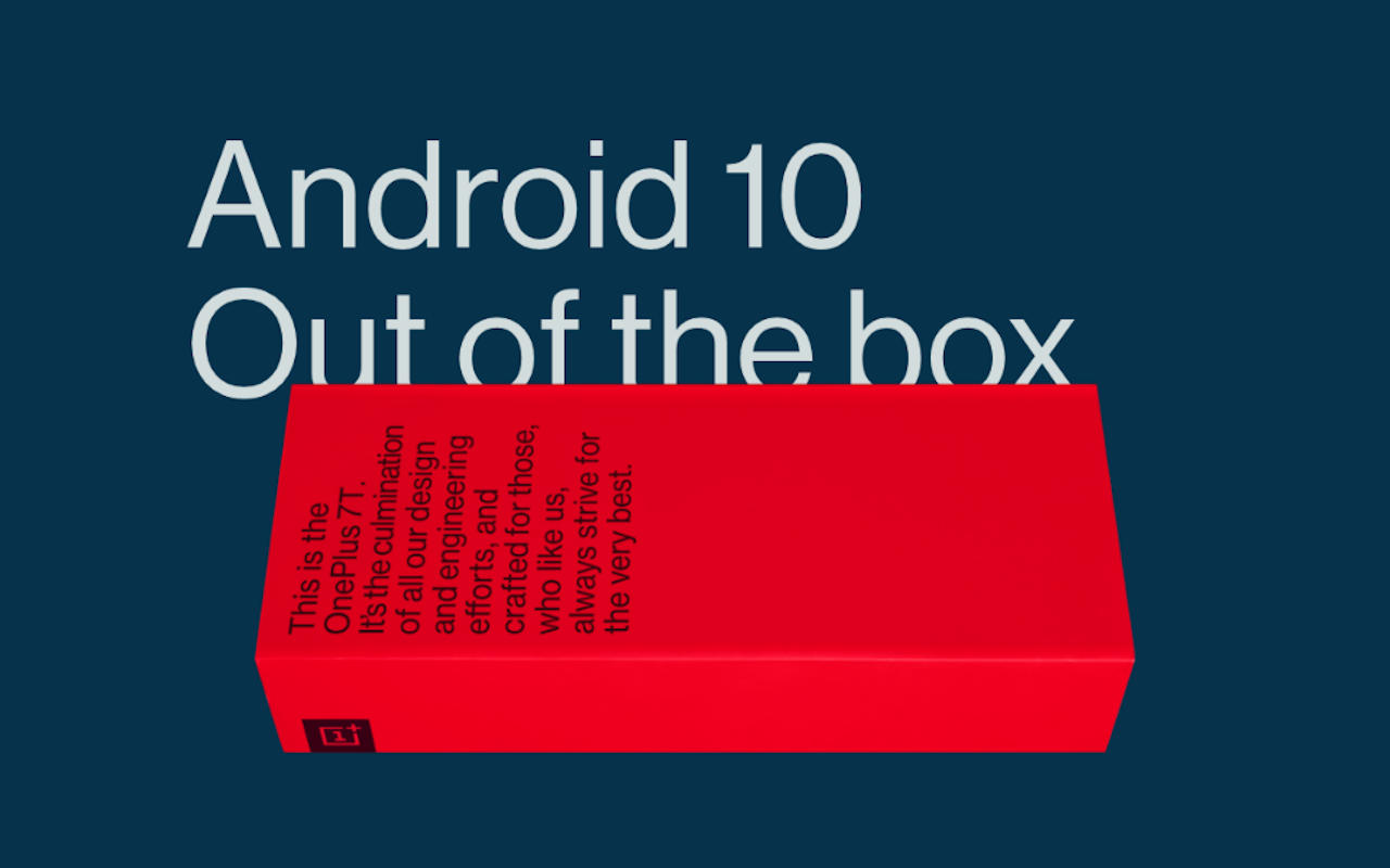 OnePlus 7T будет первым, кто выпустит Android 10 из коробки