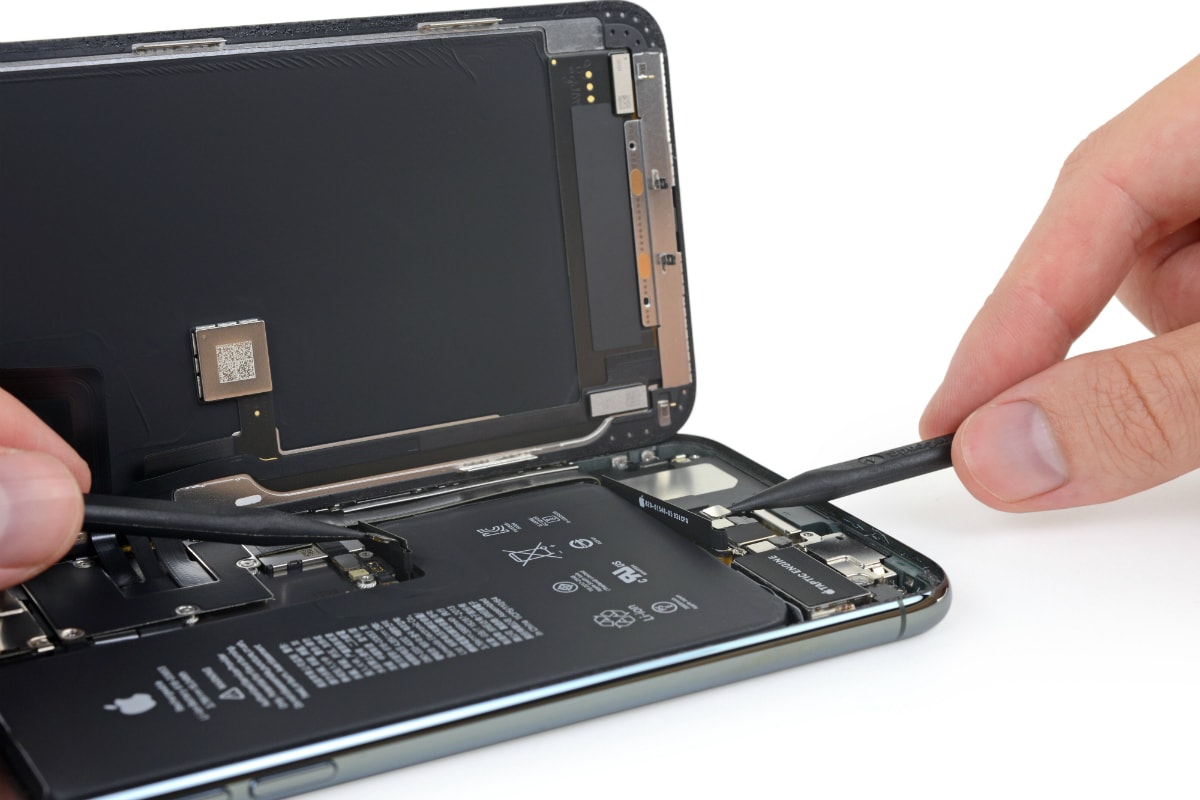 iphone 11 pro разъемы для батарей ifixit iPhone 11 Pro Max