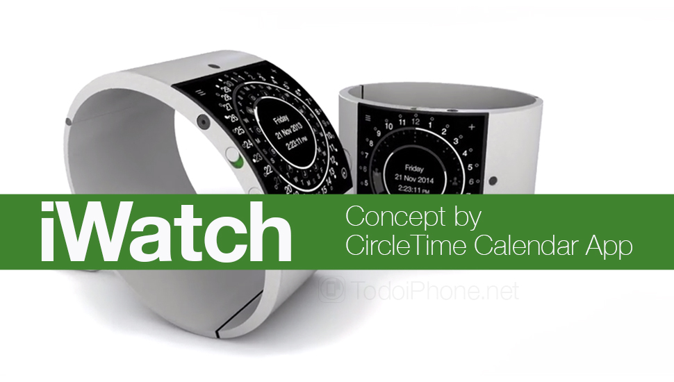 iWatch: концепция, разработанная разработчиком приложения Circle Time 1