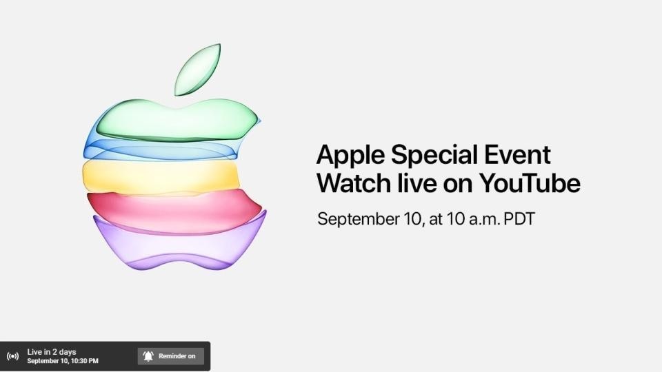 Apple iPhone 11 launch to be broadcast live on YouTube