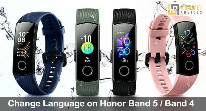 Как изменить язык на дисплее интерфейса Honor Band 5 и Band 4