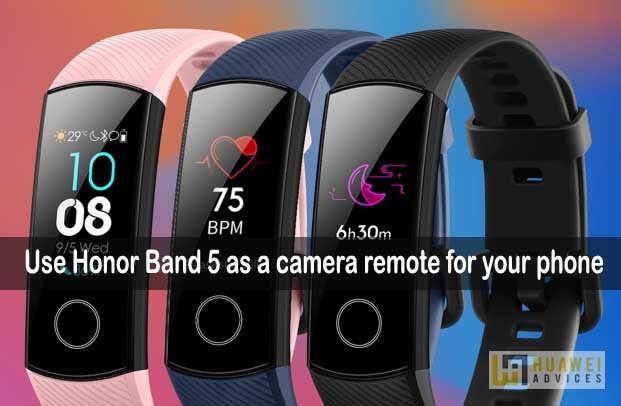 Как использовать Honor Band 5 в качестве пульта камеры для вашего телефона