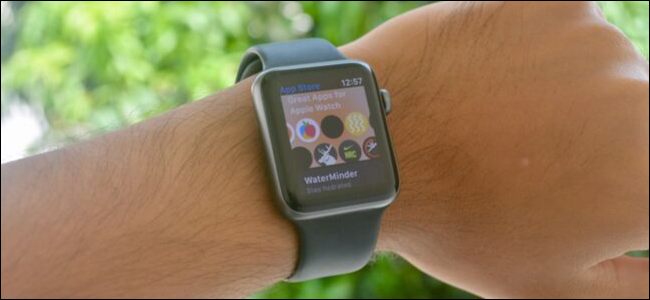 Apple Watch  показывает новое приложение App Store