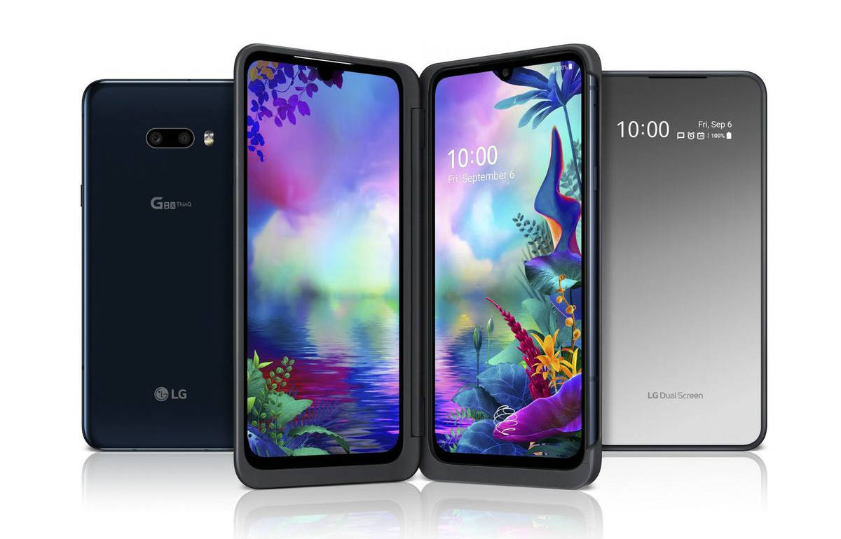 Новый LG G8x ThinQ, мобильный телефон с дополнительным экраном 2 в 1