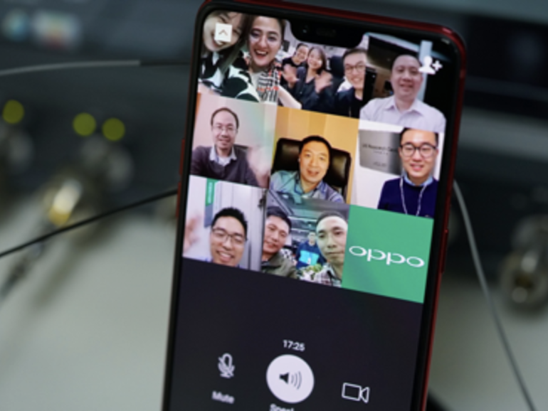 Оппо делает 5G групповой видеозвонок