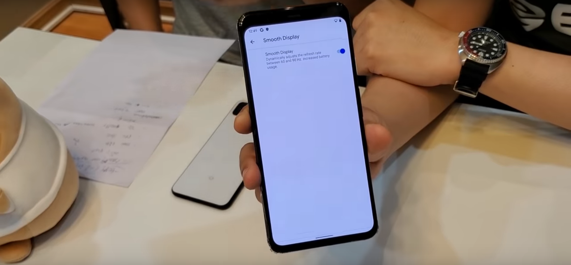 Hands-on Video confirms 90Hz Display on the Google Pixel 4