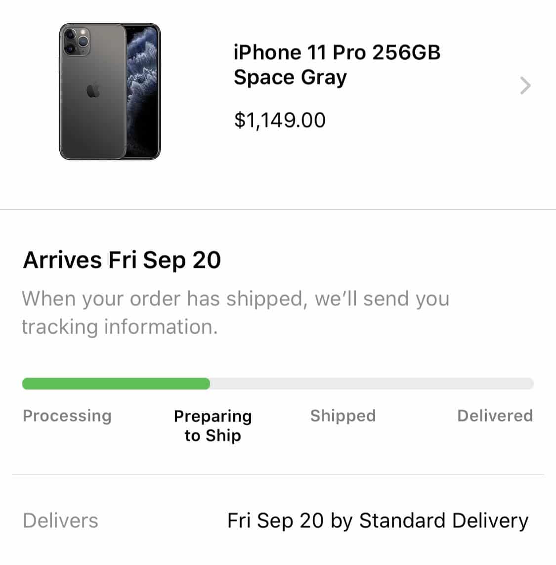 Предварительные заказы на iPhone 11 теперь готовятся к отправке