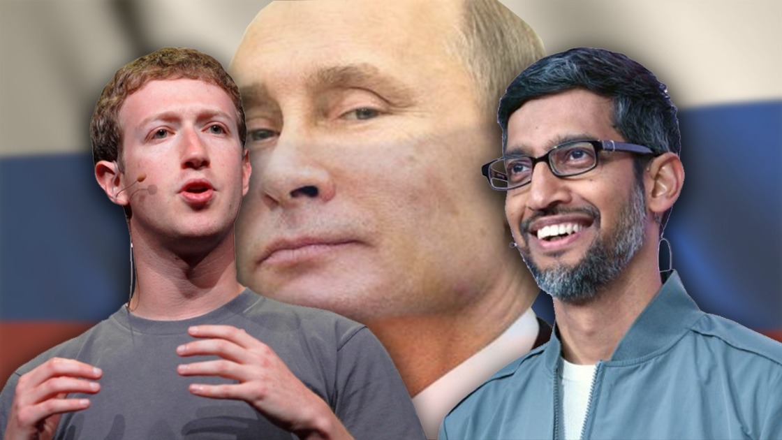 Россия обвиняет Google и Facebook размещение несанкционированной политической рекламы