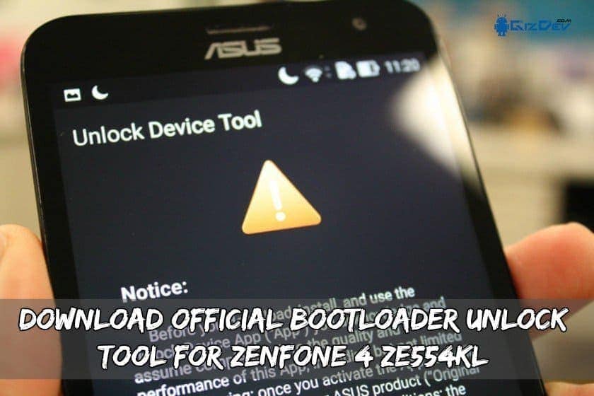 Скачать официальный инструмент разблокировки загрузчика для Zenfone 4 ZE554KL