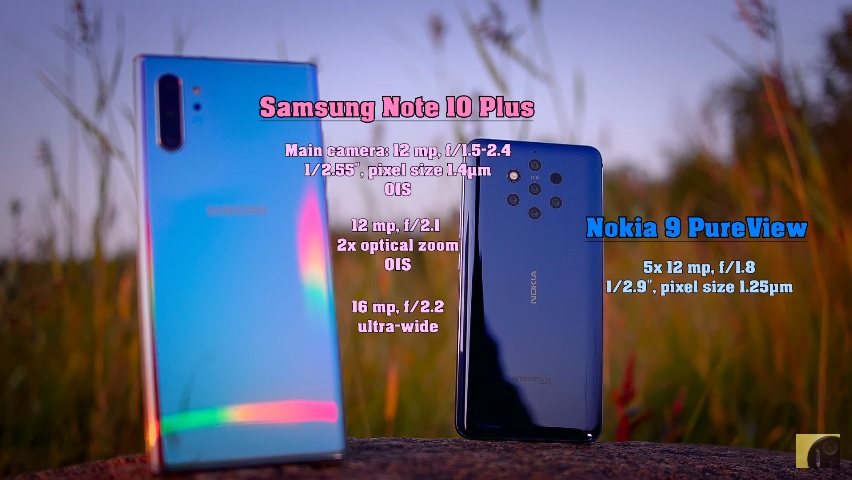 Сравнение камеры между Samsung Note 10 и Nokia 9 PureView