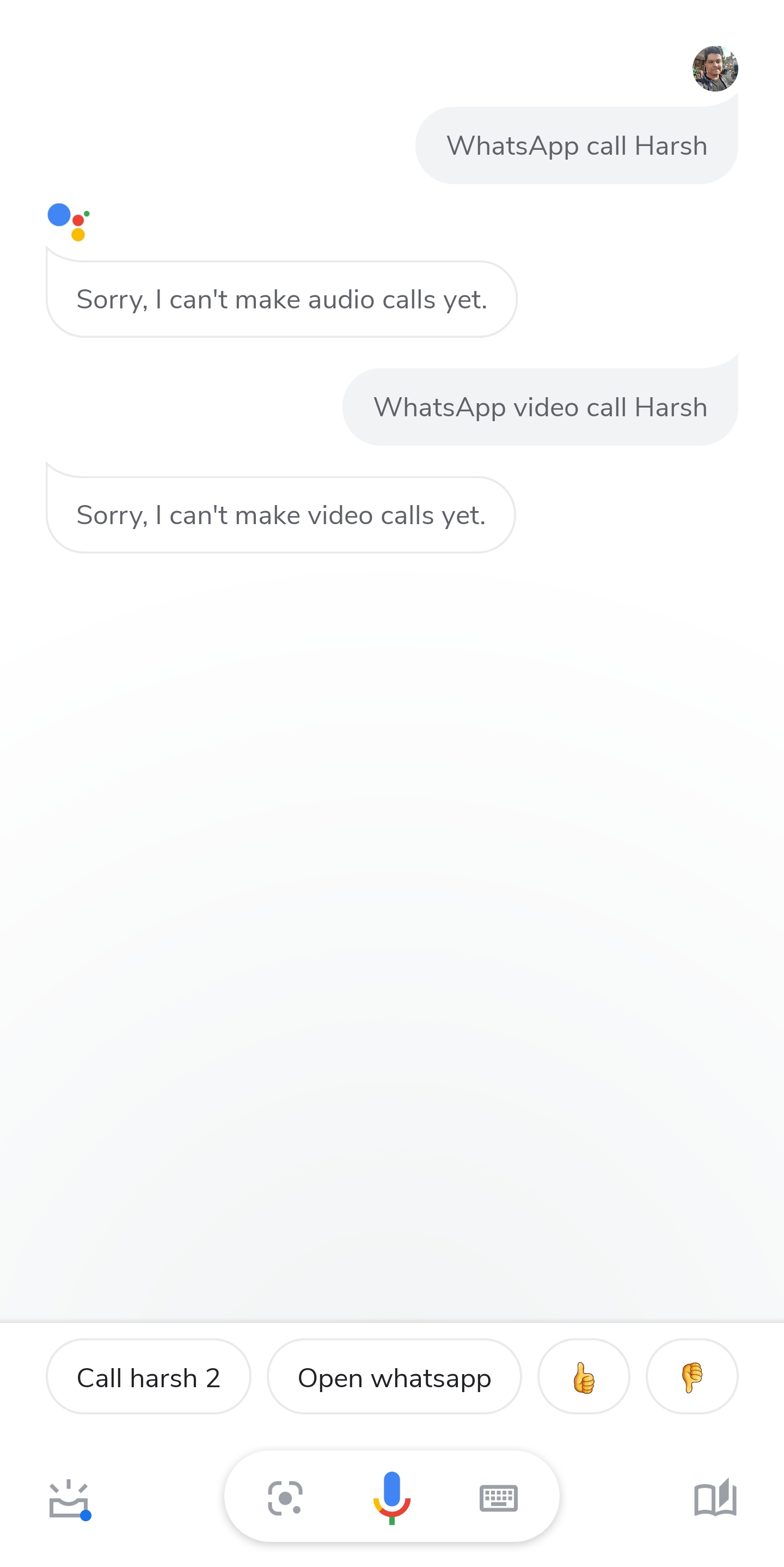 Теперь вы можете делать голосовые и видео звонки WhatsApp с Google Assistant