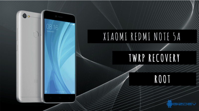 Установите Официальный TWRP Recovery And Root Redmi Note 5A