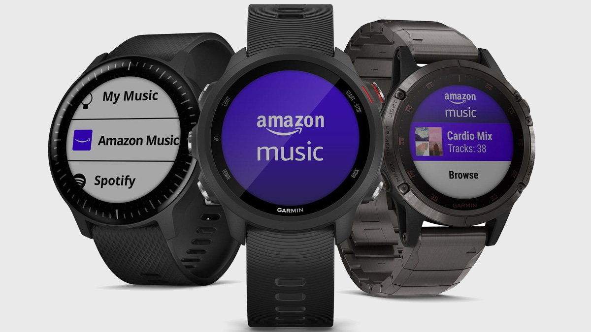 Amazon Music запускает первое приложение для умных часов на устройстве Garmin