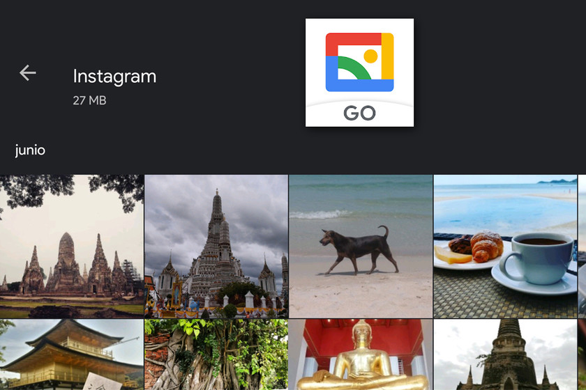 Gallery Go, простое приложение Google для галереи, добавляет темный режим к ...