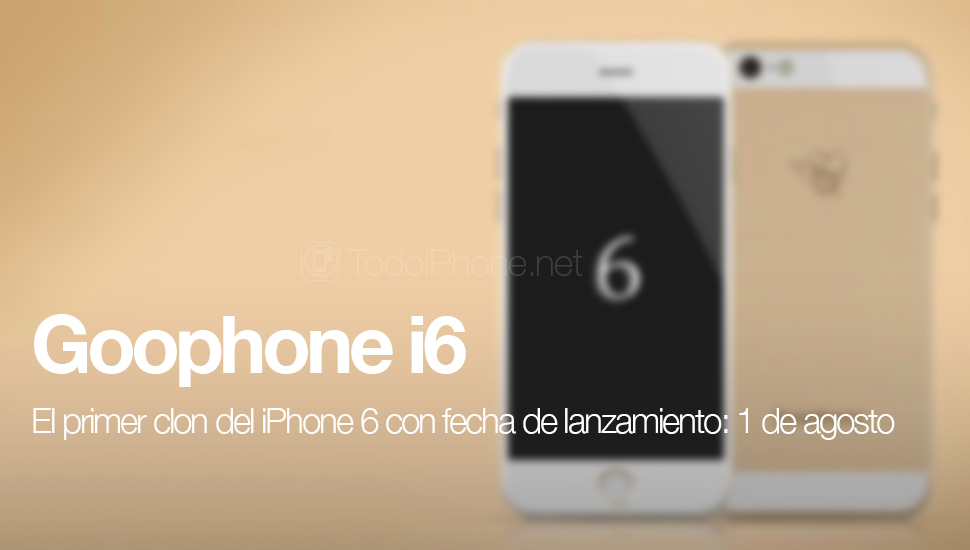 Goophone i6, первый клон iPhone 6 с датой выхода: 1 августа