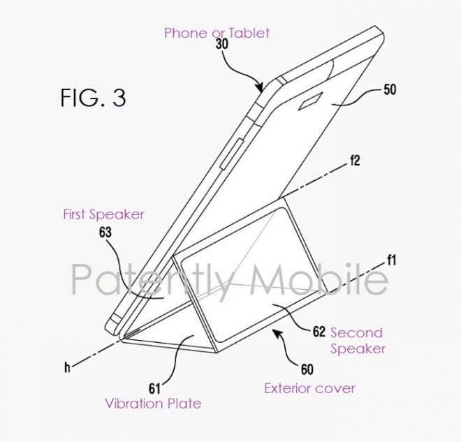 Samsung запатентовала крышку планшета нового поколения с микродинамиками, подробнее ...
