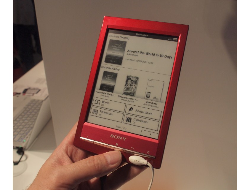 Sony Wi-Fi Reader (практика, обзор, PRS-T1, IFA 2011)