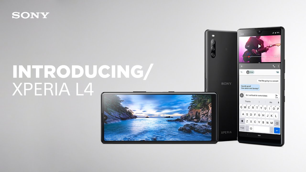 Sony представляет Xperia L4: первый начальный уровень в 21: 9