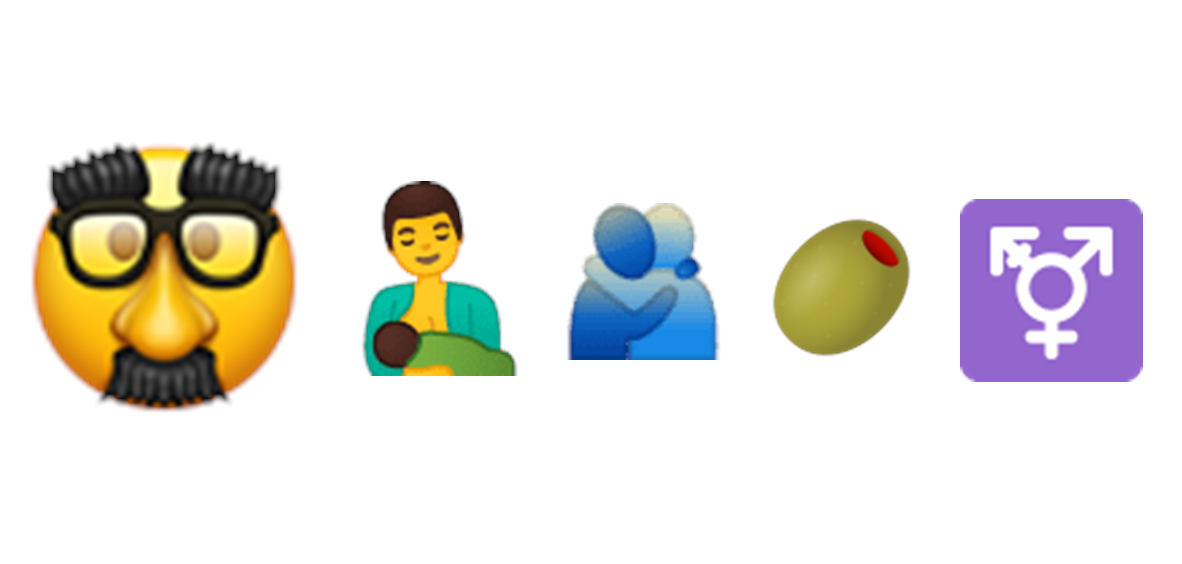 Оливки, символы транс и объятия, некоторые новые смайлики, которые вы можете использовать в WhatsApp