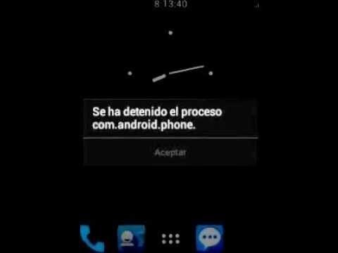 Что делать, когда процесс com.android.phone остановился?