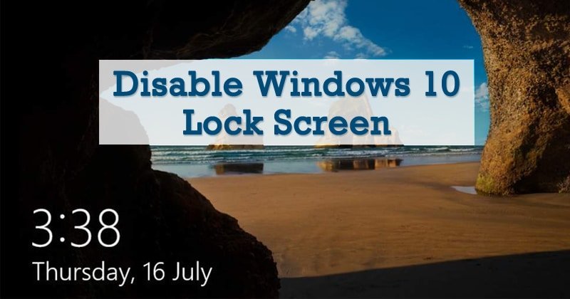 Как отключить экран блокировки в Windows 10/11