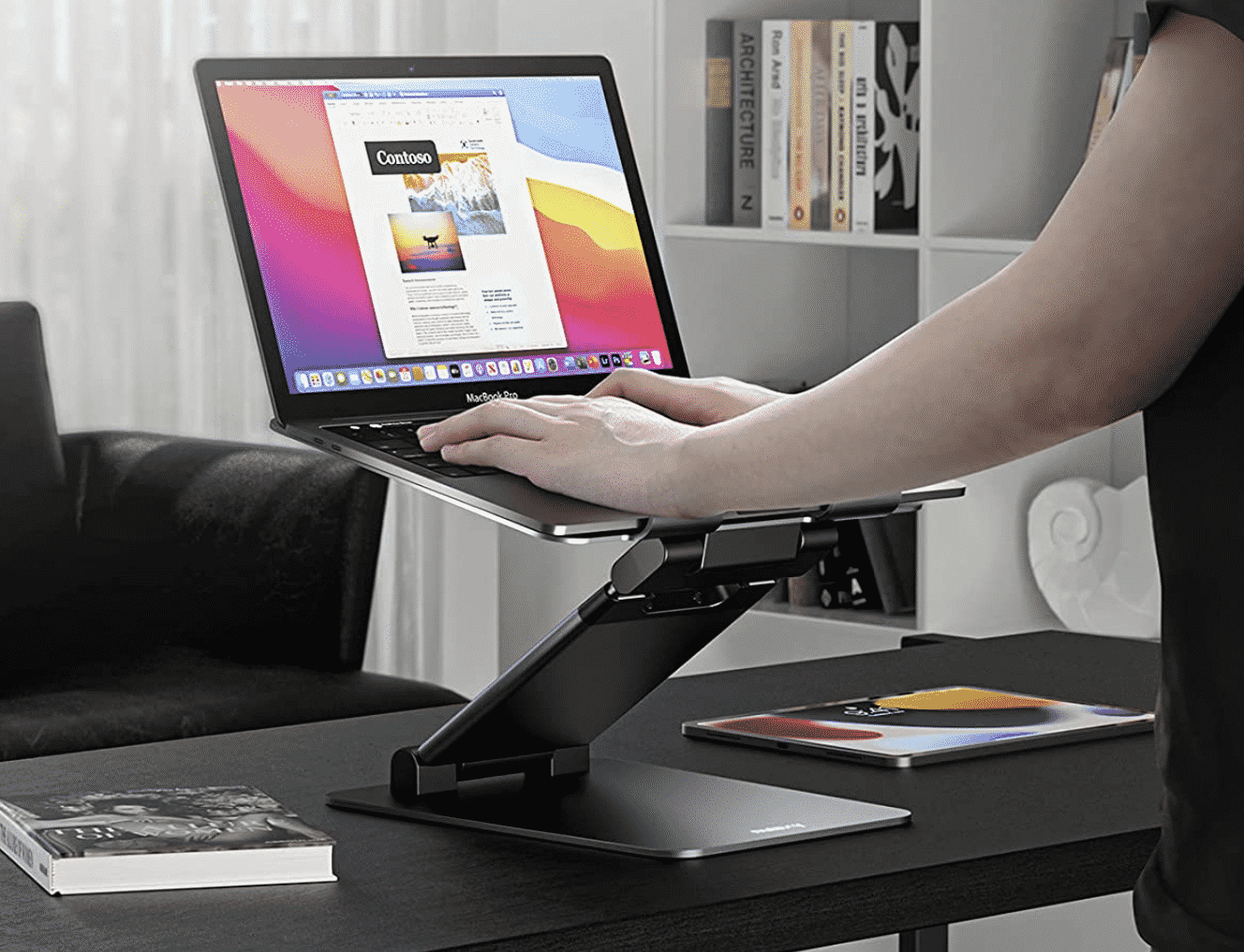 Nulaxy Ergonomic Laptop Stand for Desk