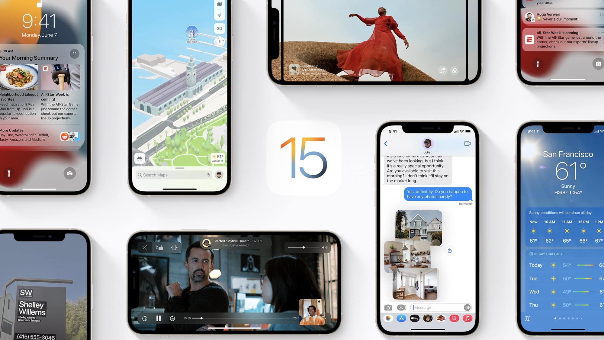 Apple unveils iOS 15: Updates to FaceTime, Wallet, Focus, and Maps