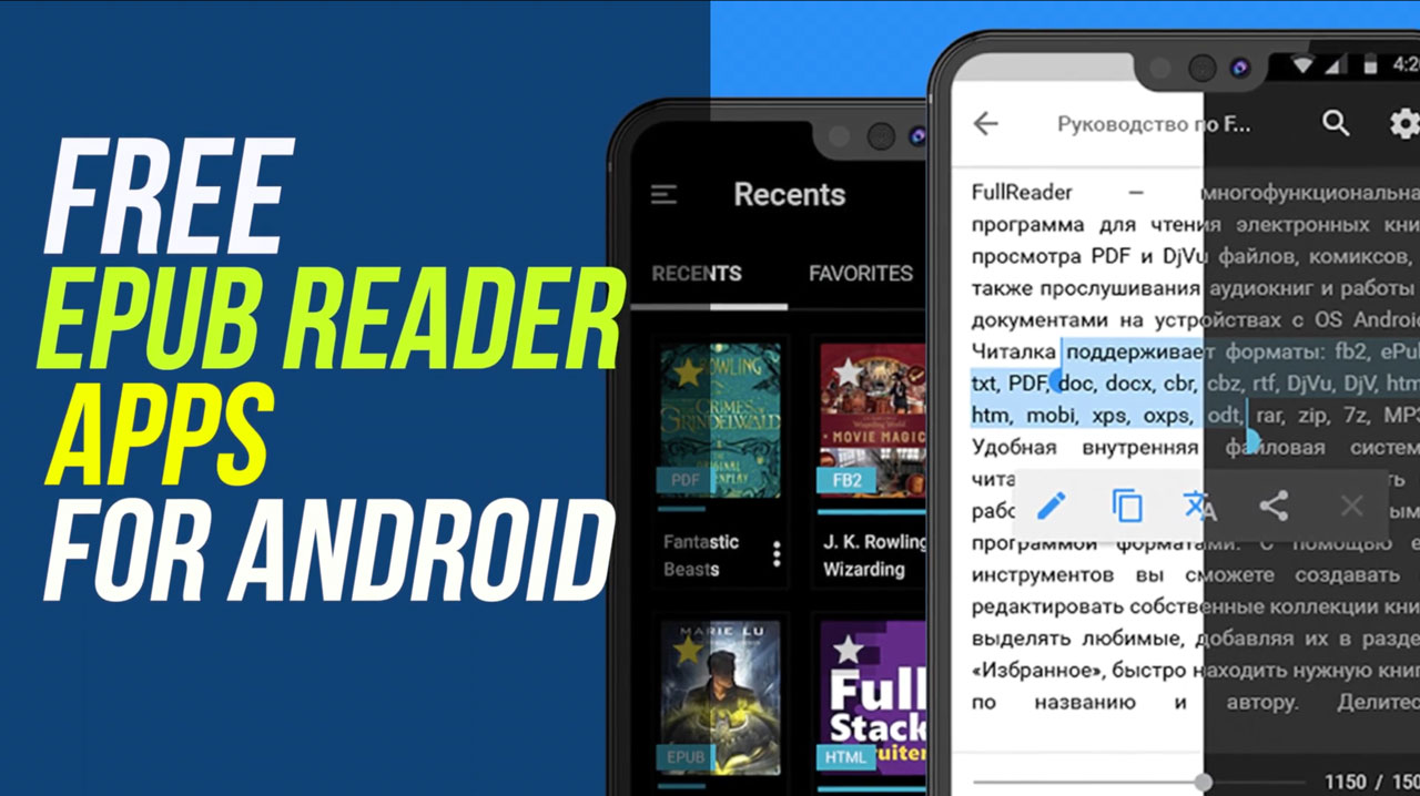 5 Best Free EPUB Reader Apps For Android of 2021
