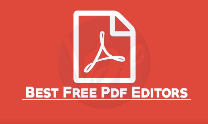 free pdf editors