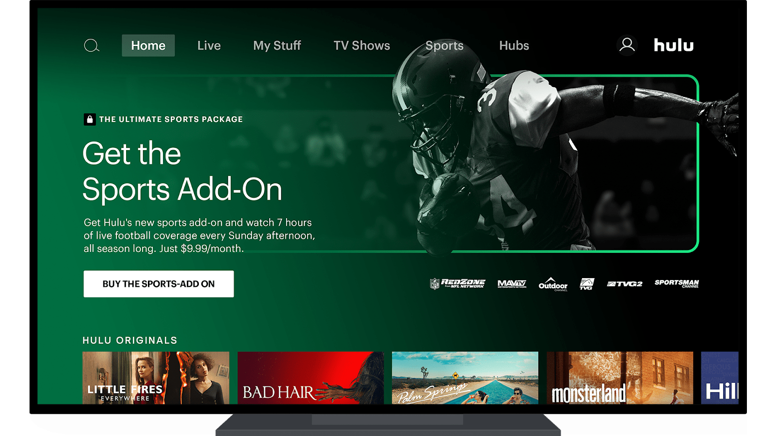 NFL Network и Redzone направляются в Hulu + Live TV In Time…