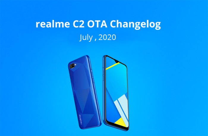Realme C2 получает обновление для исправления безопасности от июля 2020 года через сборку A.27