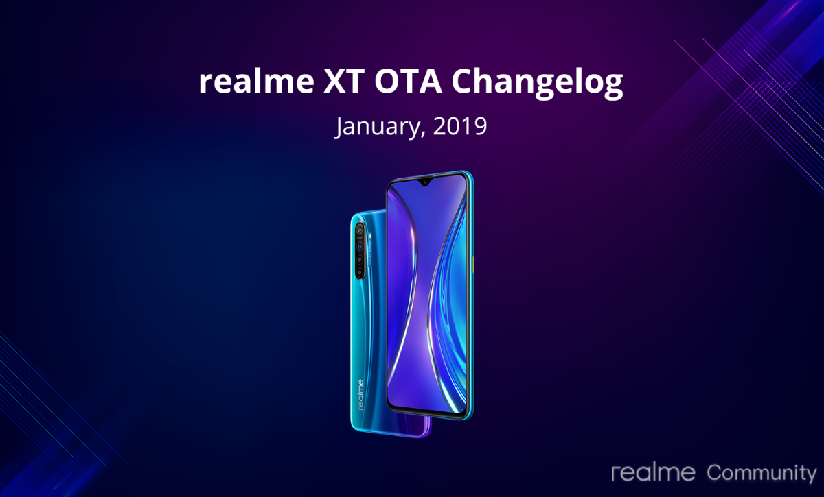 Realme XT начинает получать январский патч безопасности в Индии
