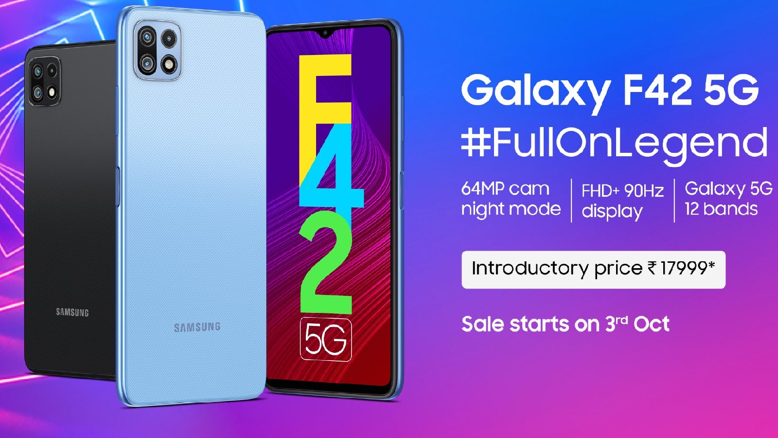 Samsung Galaxy F42 5G India