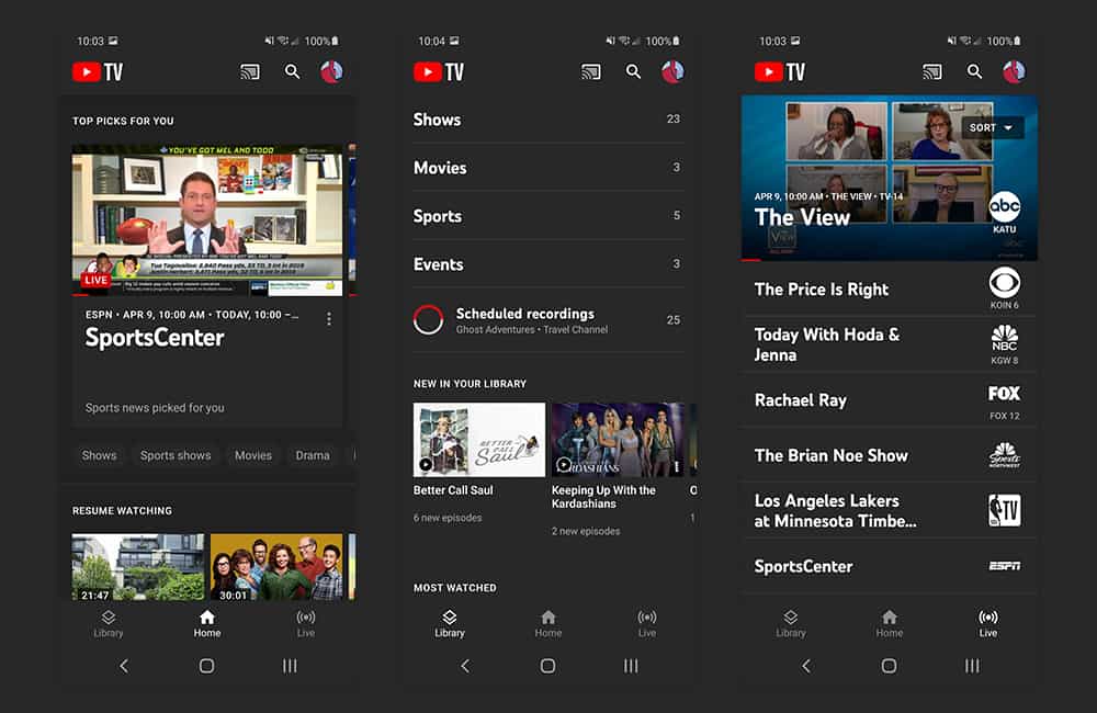 YouTube ТВ наконец получил темный режим