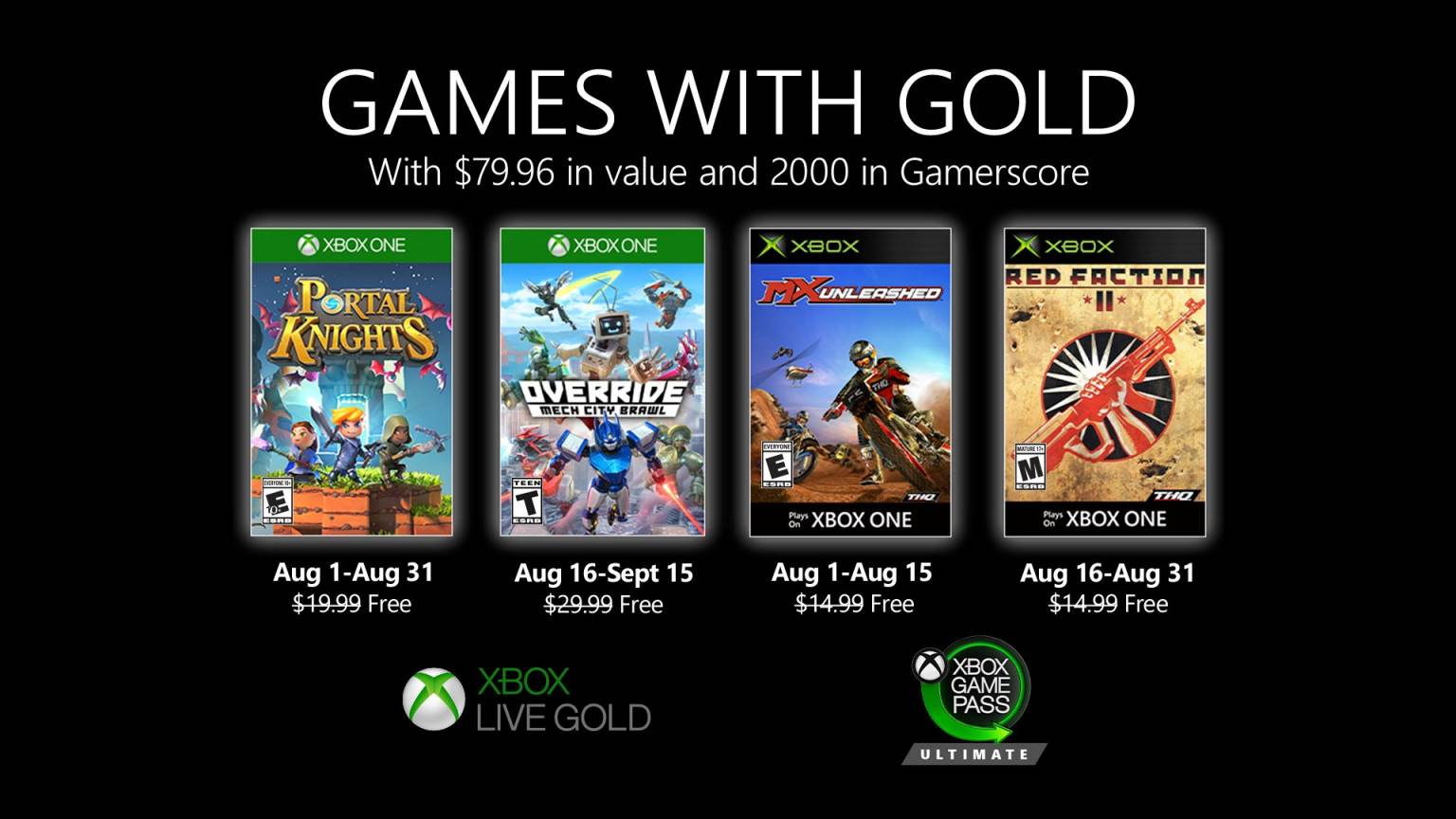 Каждая бесплатная игра для Xbox One и Xbox 360, которую вы можете получить в августе