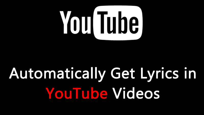 Как автоматически получать тексты песен YouTube Видео