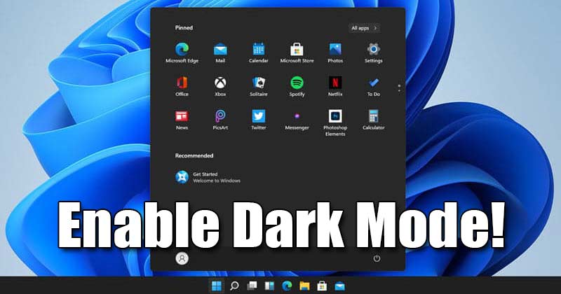 Как включить темный режим в Windows 11 1